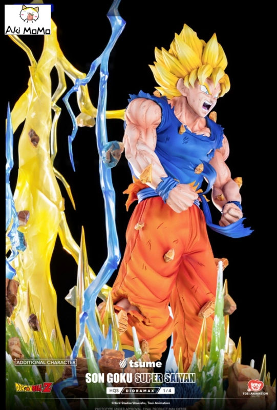 Dragon Ball Son Goku Super Saiyan 1/4 Statue By Tsume Art