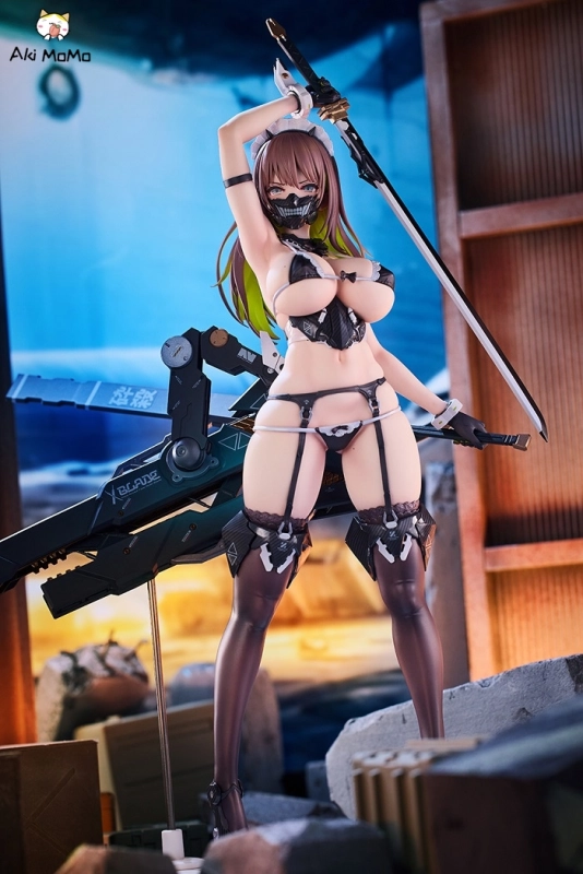 SkyTube Nidy-2D- Original PIXEL PHILIA 18 "Meido-Busou: Blade" DX ver. illustration by Nidy-2D- 1/7 Figure