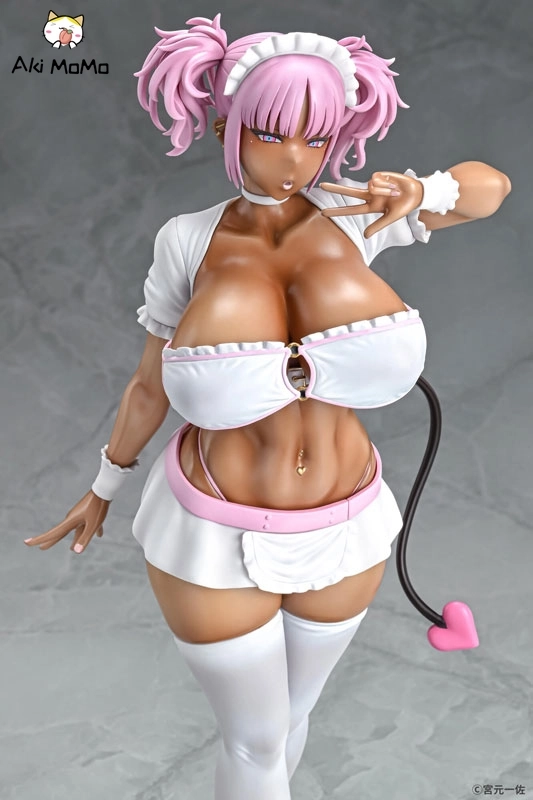 Q-six Kuro Gal Maid Inma Cocoa Pink ver. 1/6 Figure