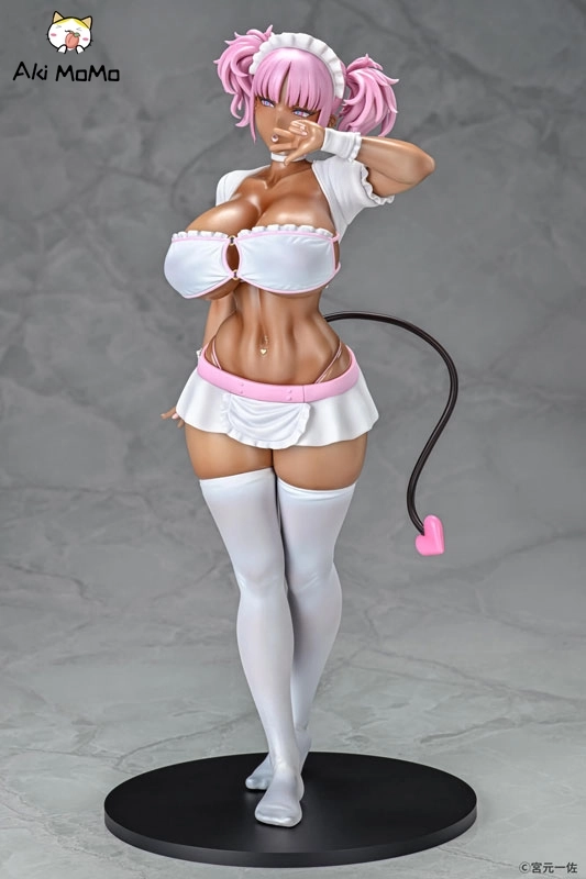 Q-six Kuro Gal Maid Inma Cocoa Pink ver. 1/6 Figure