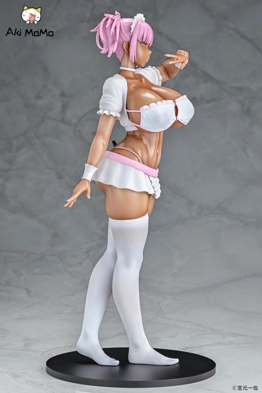 Q-six Kuro Gal Maid Inma Cocoa Pink ver. 1/6 Figure