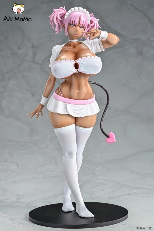 Q-six Kuro Gal Maid Inma Cocoa Pink ver. 1/6 Figure