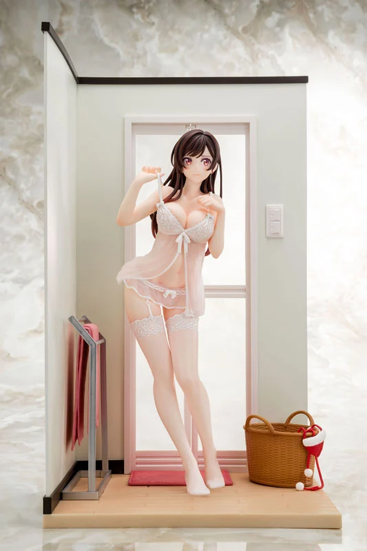 Hakoiri Musume Rent-A-Girlfriend MIZUHARA Chizuru in see-through lingerie  Angel White Ver. 1/6 Figure
