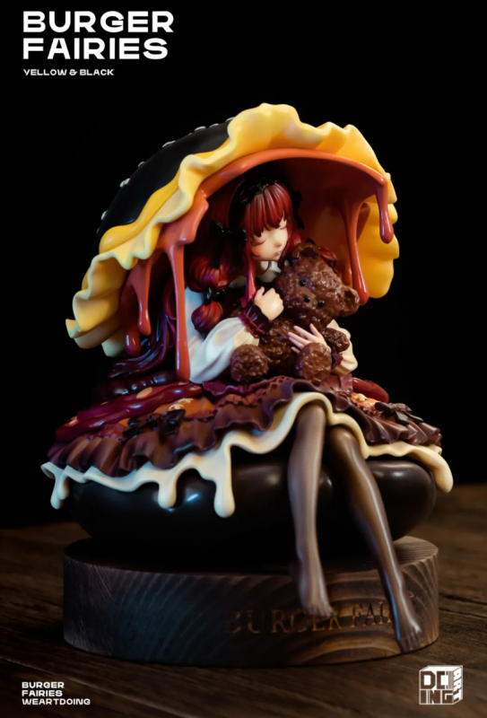 WeArtDoing Burger Fairies Angus Beef Burger Figure