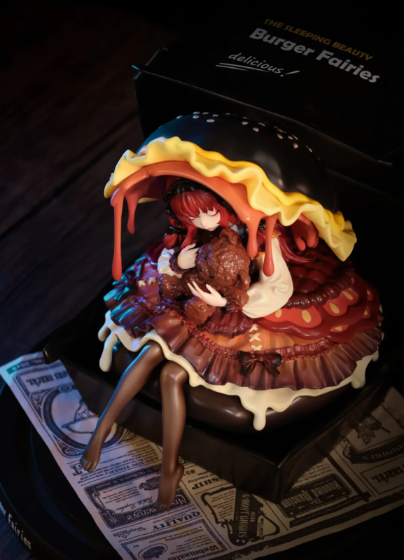 WeArtDoing Burger Fairies Angus Beef Burger Figure