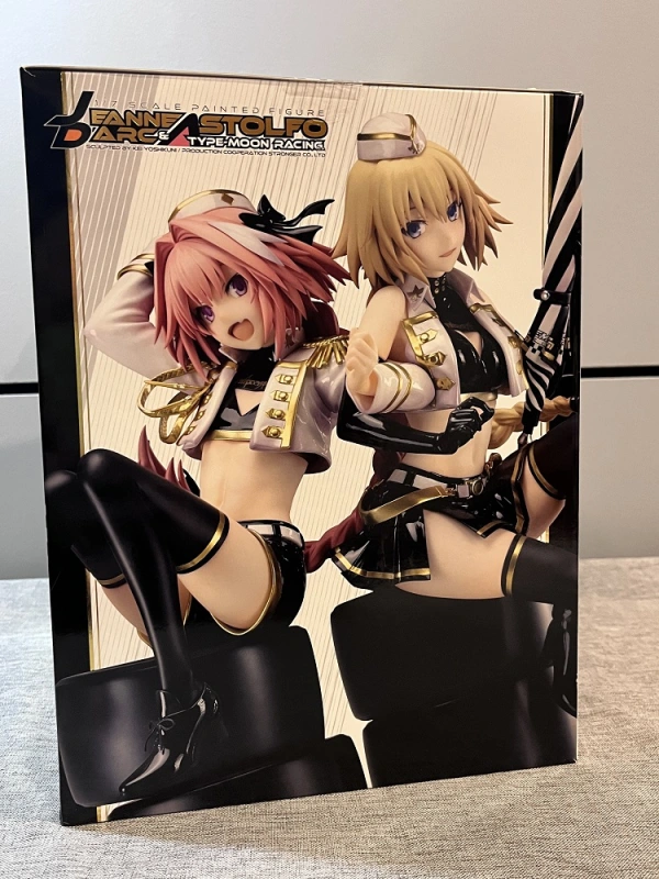 (In Stock Box damaged) plusone x Stronger Fate/Apocrypha Jeanne d'Arc & Astolfo TYPE-MOON Racing ver. 1/7 Figure