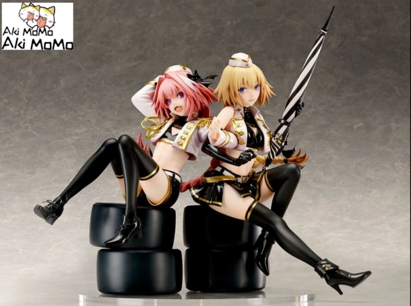 (In Stock Box damaged) plusone x Stronger Fate/Apocrypha Jeanne d'Arc & Astolfo TYPE-MOON Racing ver. 1/7 Figure