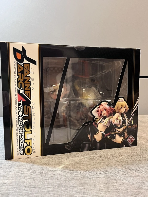 (In Stock Box damaged) plusone x Stronger Fate/Apocrypha Jeanne d'Arc & Astolfo TYPE-MOON Racing ver. 1/7 Figure