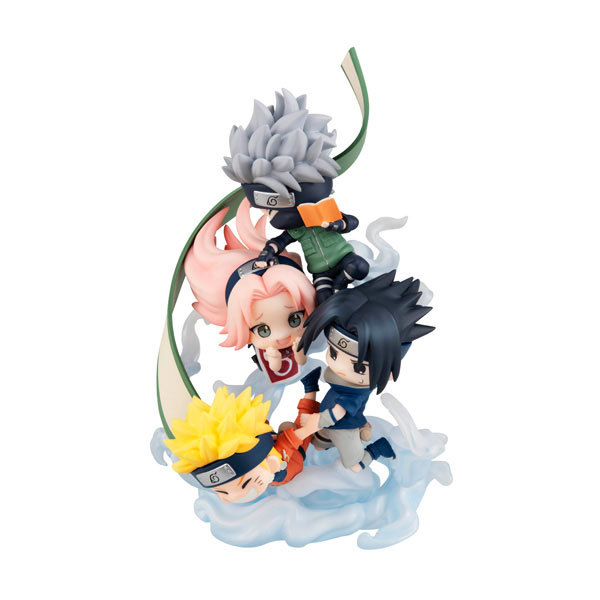 MegaHouse FigUnity NARUTO Shippuden Team Seven Group! Figure