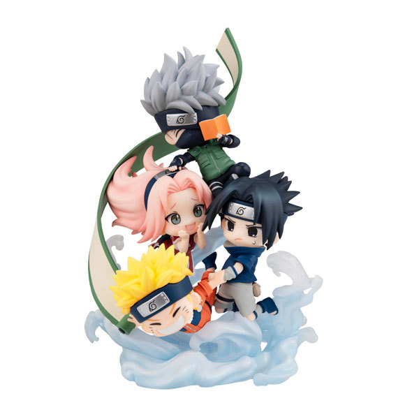 MegaHouse FigUnity NARUTO Shippuden Team Seven Group! Figure