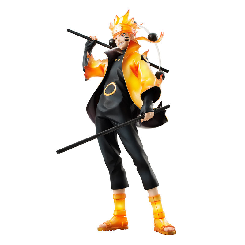 MegaHouse G.E.M. Series NARUTO Shippuden Naruto Uzumaki Six Paths Sage Mode 1/8 Figure