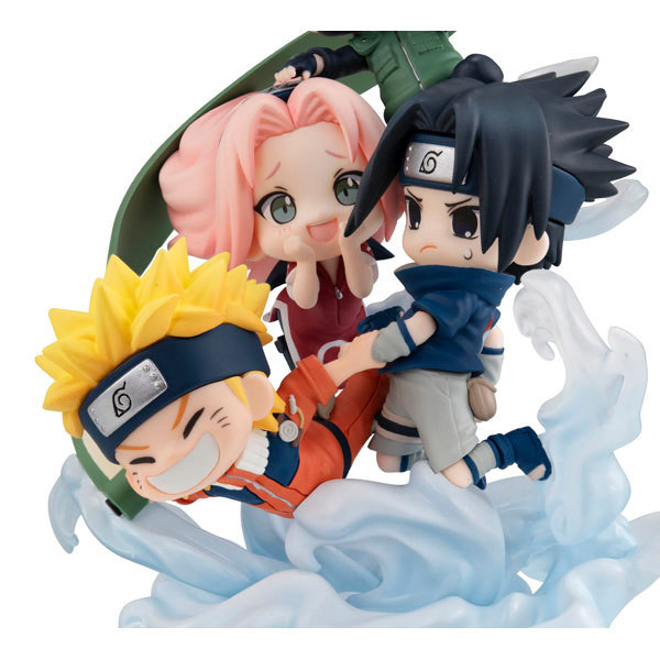 MegaHouse FigUnity NARUTO Shippuden Team Seven Group! Figure