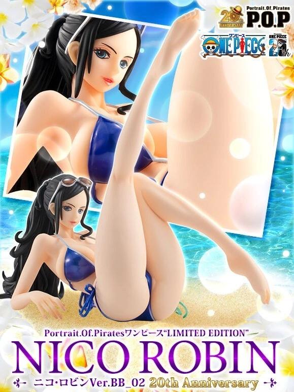 MegaHouse Portrait Of Pirates One Piece LIMITED EDITION Nico Robin Ver. BB 02 20th Anniversary Figure