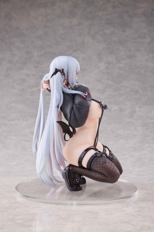 Eclipse Feather Original White Hair Hoodie Succubus 1/6 Figure DX Version