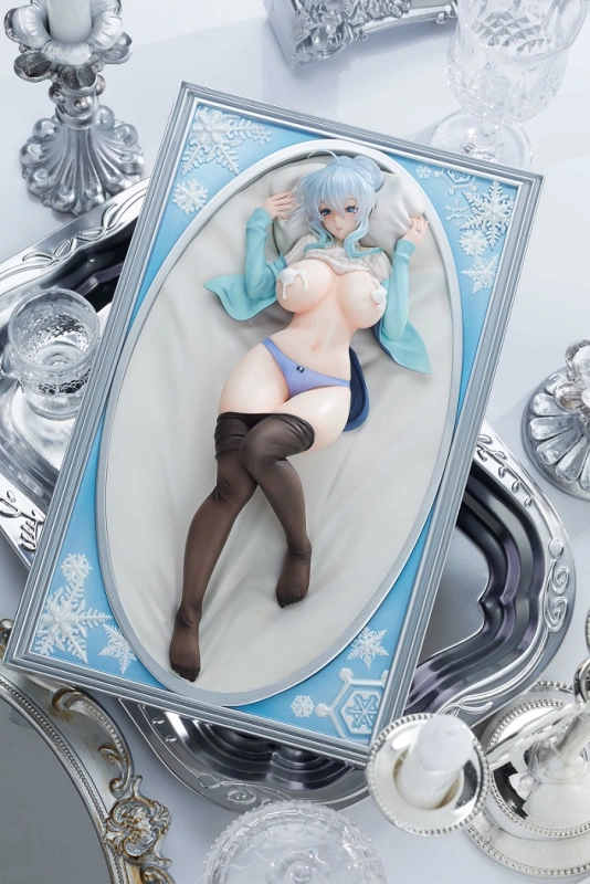 PURE Hito Tsukiai ga Nigate na Miboujin no Yukionna-san to Noroi no Yubiwa Yukino Mifuyu Nesobetteru 1/6 Figure