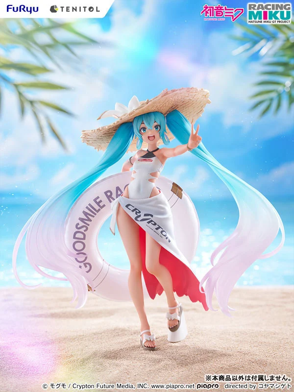 FURYU TENITOL Hatsune Miku GT Project Racing Miku 2024 Tropical Ver. Figure