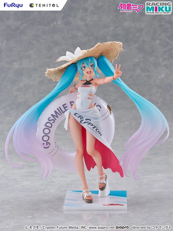 FURYU TENITOL Hatsune Miku GT Project Racing Miku 2024 Tropical Ver. Figure