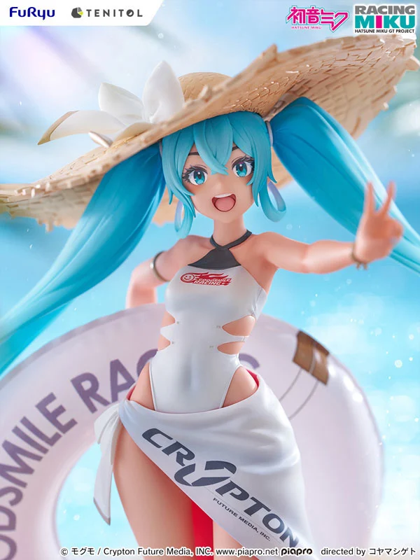 FURYU TENITOL Hatsune Miku GT Project Racing Miku 2024 Tropical Ver. Figure