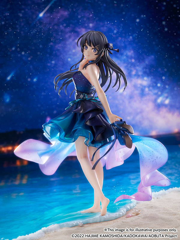 SHIBUYA SCRAMBLE FIGURE SSF Rascal Does Not Dream series Mai Sakurajima Starry night sky ver. 1/7 Scale Figure