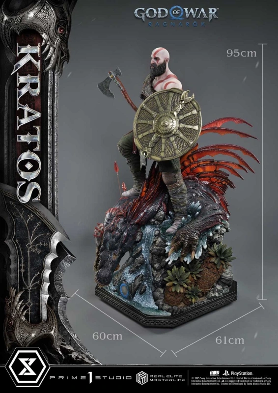 Prime 1 Studio God of War: Ragnarok Kratos Regular Version 1/3 Figure REMGOW-01