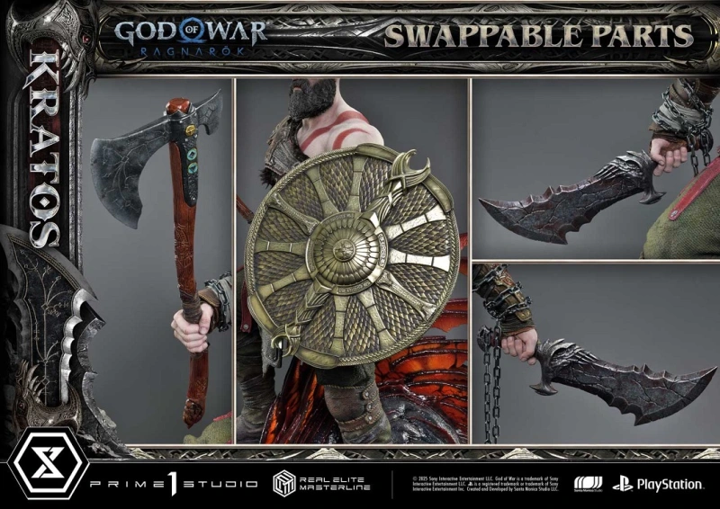 Prime 1 Studio God of War: Ragnarok Kratos Regular Version 1/3 Figure REMGOW-01