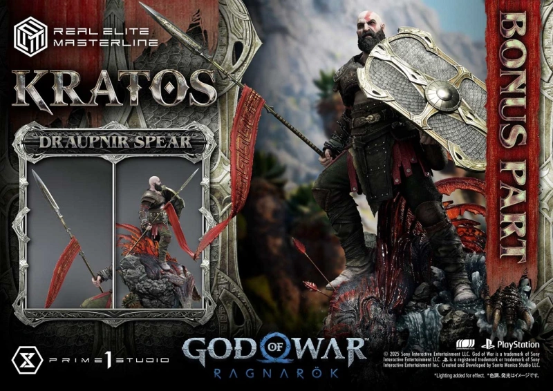 Prime 1 Studio God of War: Ragnarok Kratos Ultimate Bonus Version 1/3 Figure REMGOW-01UTS