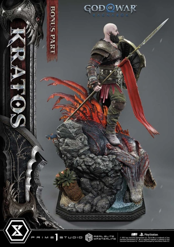 Prime 1 Studio God of War: Ragnarok Kratos Ultimate Bonus Version 1/3 Figure REMGOW-01UTS