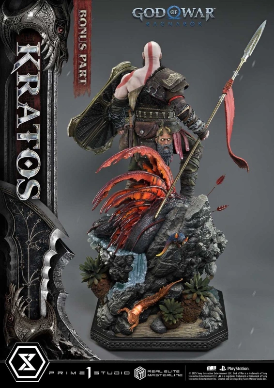 Prime 1 Studio God of War: Ragnarok Kratos Ultimate Bonus Version 1/3 Figure REMGOW-01UTS