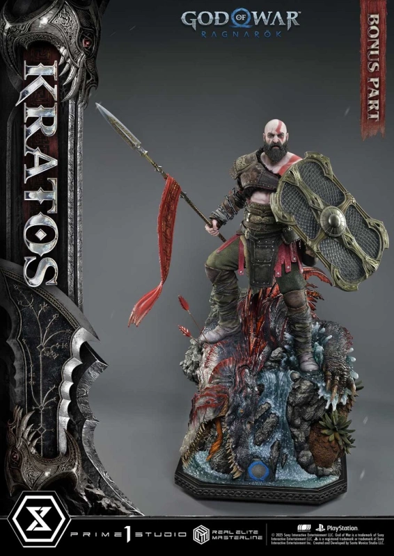 Prime 1 Studio God of War: Ragnarok Kratos Ultimate Bonus Version 1/3 Figure REMGOW-01UTS