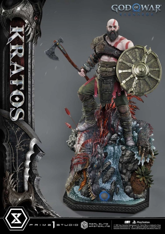 Prime 1 Studio God of War: Ragnarok Kratos Ultimate Bonus Version 1/3 Figure REMGOW-01UTS