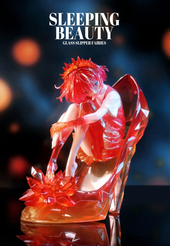 WeArtDoing Glass Slipper Fairies Cinderrella Fairy Red Figure