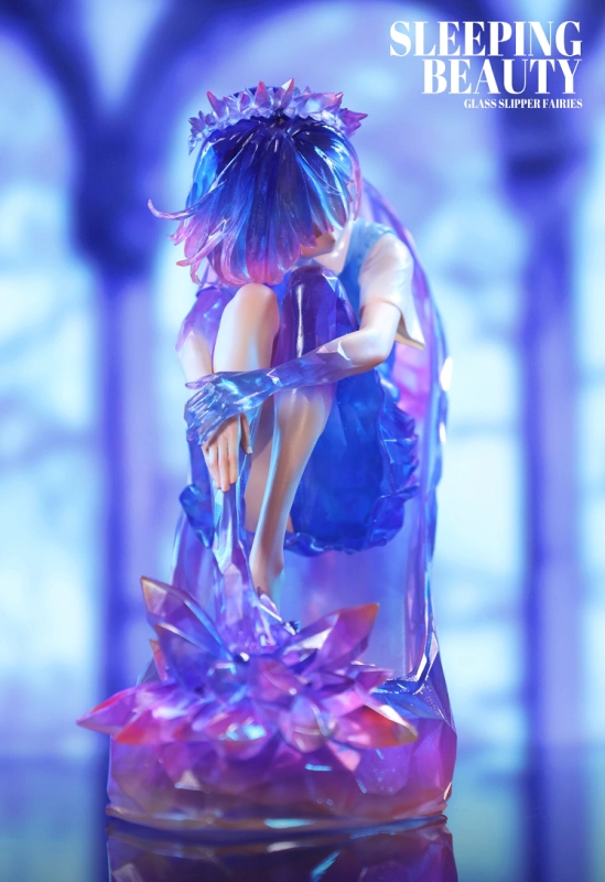 WeArtDoing Glass Slipper Fairies Cinderrella Fairy Purple Figure