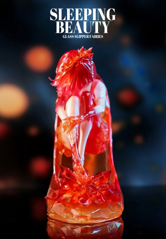 WeArtDoing Glass Slipper Fairies Cinderrella Fairy Red Figure