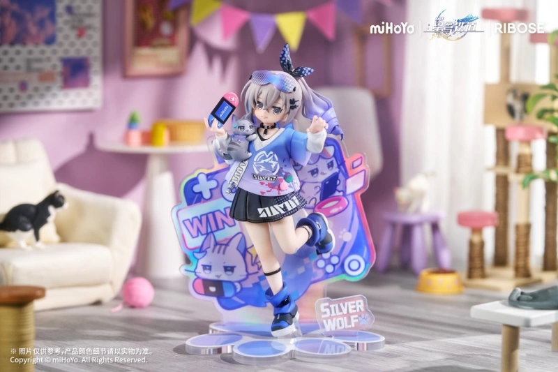 RIBOSE RISE UP+ Series Honkai Star Rail Silver Wolf Figure