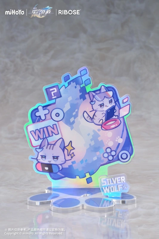 RIBOSE RISE UP+ Series Honkai Star Rail Silver Wolf Figure