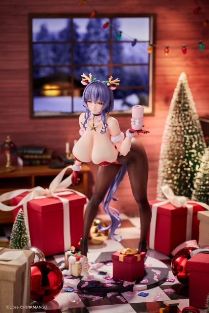 PINKMANGO Succubus Homestay Sakuma Shiori Christmas Costume Ver 1/6 Figure(Non cast off Version)