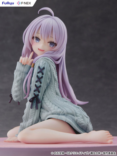 FURYU Wandering Witch: The Journey of Elaina Elaina knit ver. 1/7 Scale Figure Repaint BLUE