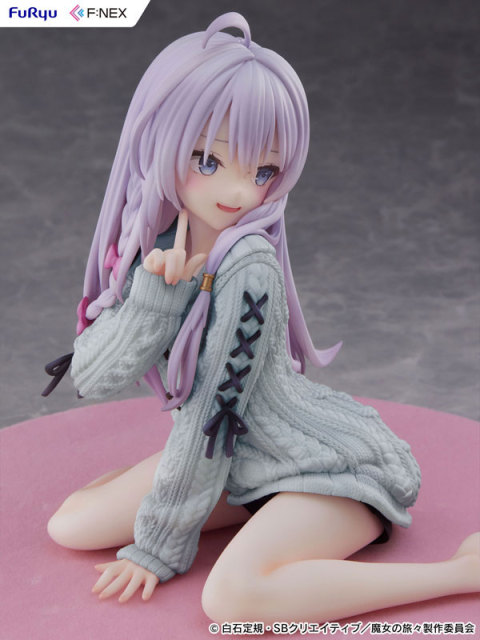 FURYU Wandering Witch: The Journey of Elaina Elaina knit ver. 1/7 Scale Figure Repaint BLUE