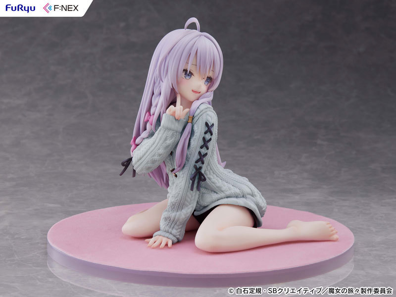 FURYU Wandering Witch: The Journey of Elaina Elaina knit ver. 1/7 Scale Figure Repaint BLUE