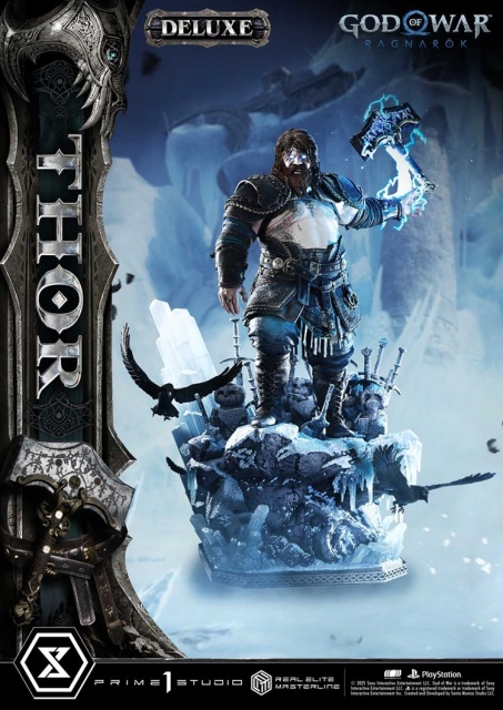 Prime 1 Studio Real Elite Masterline God of War: Ragnarok Thor DX Version Statue REMGOW-02DX