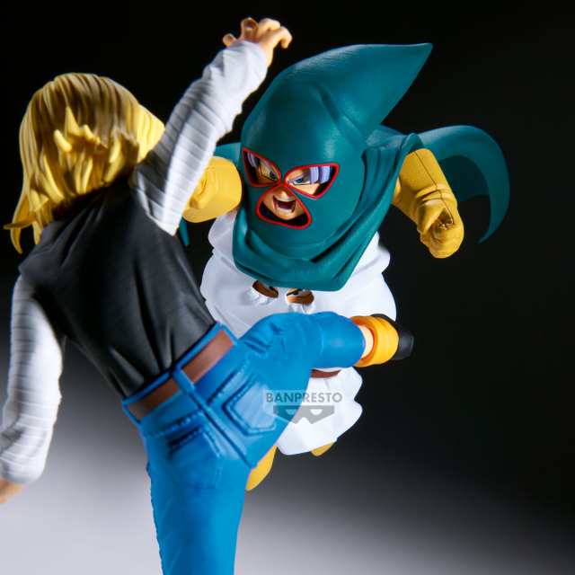 BANPRESTO DRAGON BALL Z MATCH MAKERS MIGHTY MASK (VS Android 18 VS Mr. Satan)