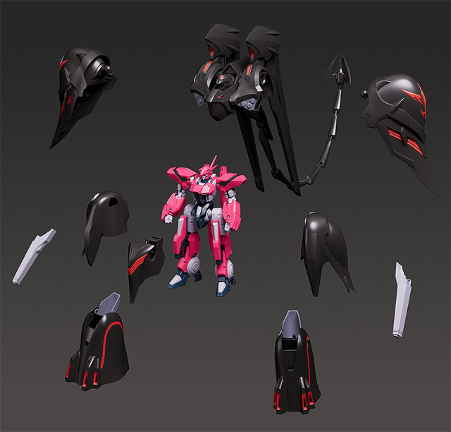 Good Smile Company GSC MODEROID Martian Successor Nadesico: Prince of Darkness Black Sarena Plastic Model