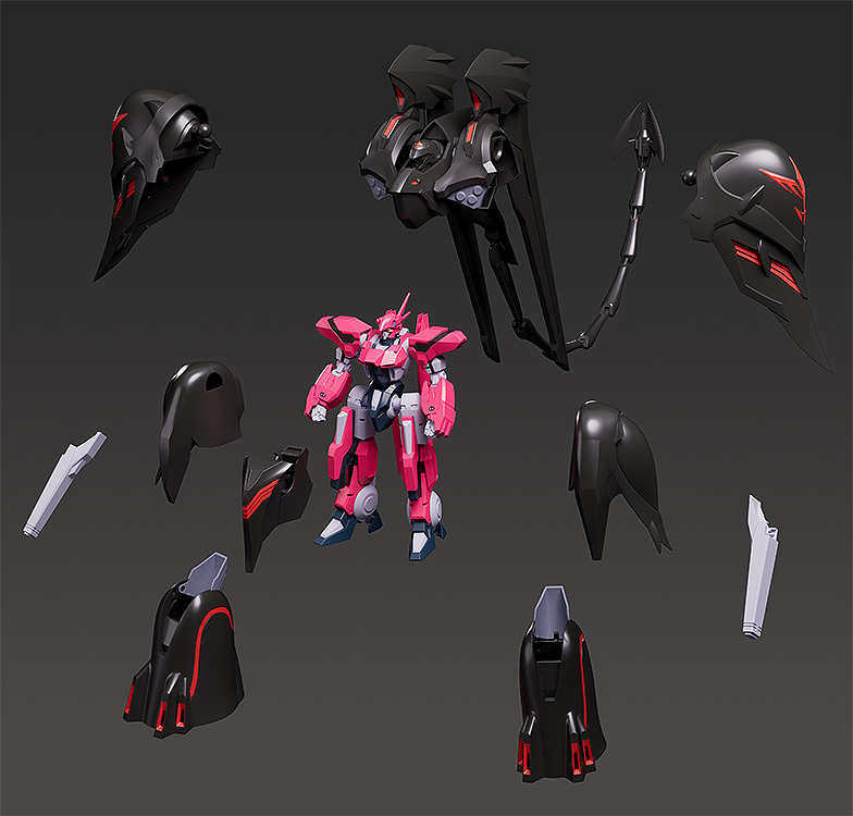 Good Smile Company GSC MODEROID Martian Successor Nadesico: Prince of Darkness Black Sarena Plastic Model