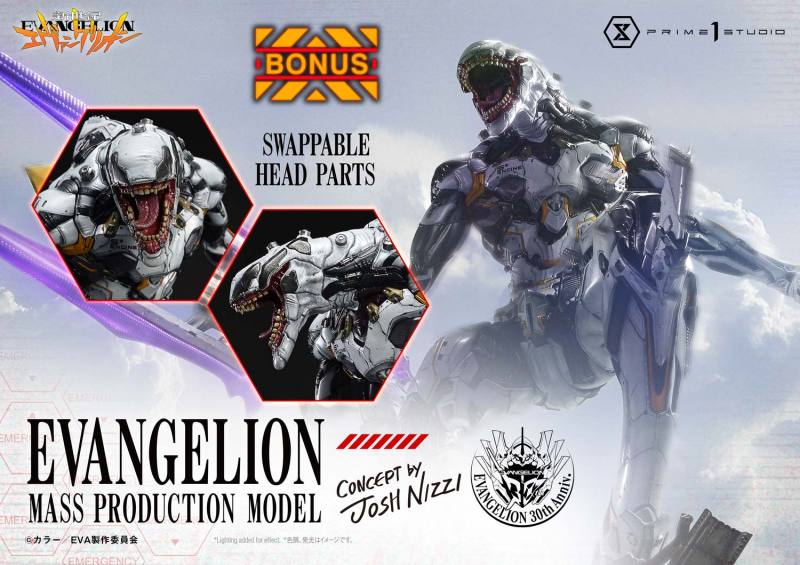 Prime 1 Studio Ultimate Diorama Masterline Neon Genesis Evangelion Evangelion Mass Production Model Statue UDMEVA-08DXS