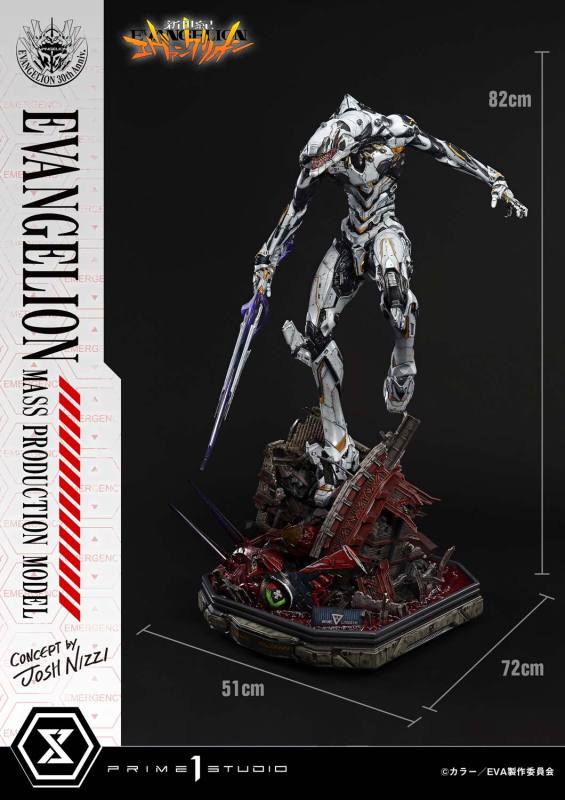 Prime 1 Studio Ultimate Diorama Masterline Neon Genesis Evangelion Evangelion Mass Production Model Statue UDMEVA-08DX