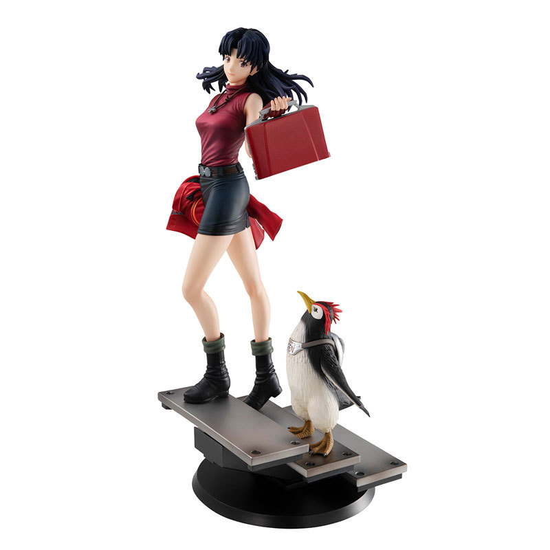 MegaHouse GALS Series Rebuild of Evangelion Misato Katsuragi and Penpen Figure
