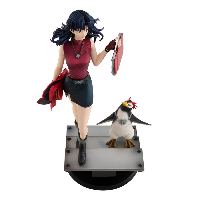 MegaHouse GALS Series Rebuild of Evangelion Misato Katsuragi and Penpen Figure