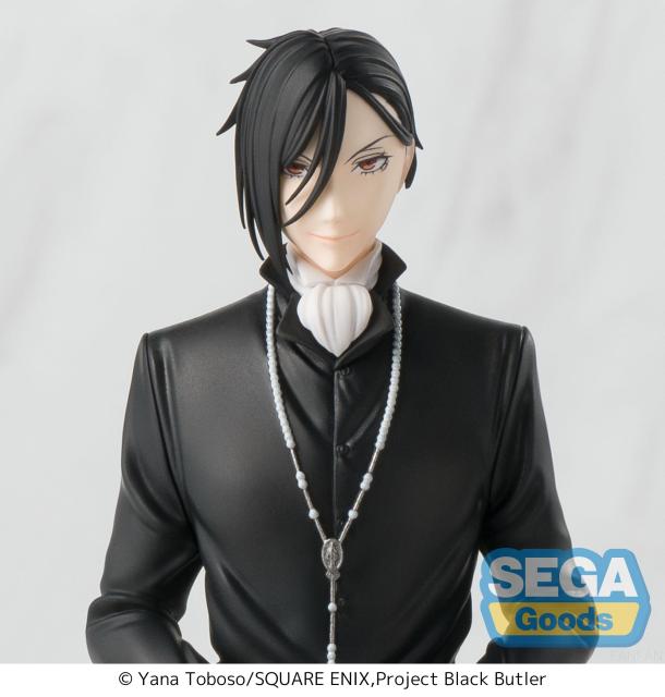 SEGA  Anime Black Butler Public School Arc PM Perching Figure Sebastian Michaelis