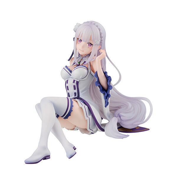 MegaHouse Re:Zero kara Hajimeru Isekai Seikatsu Emilia Melty Princess Tenohira Figure