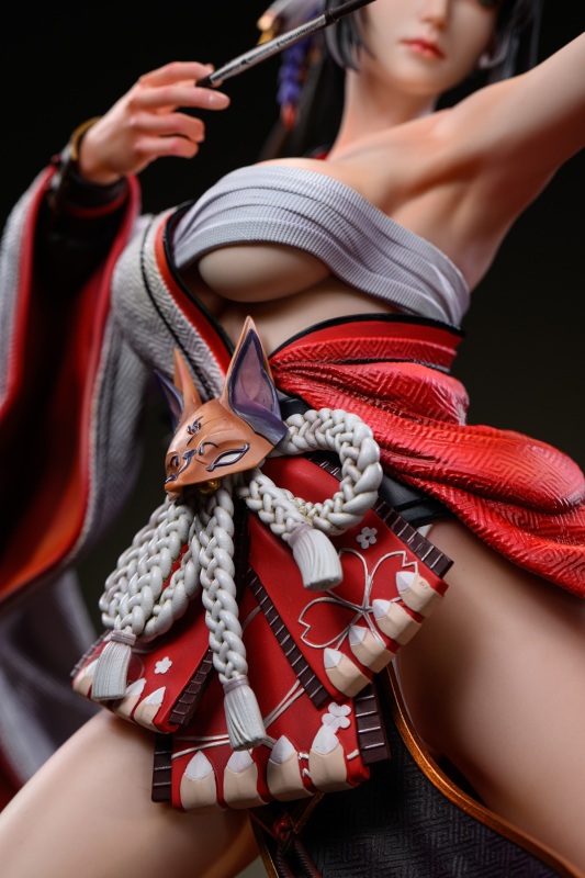 Hyakki Yagyo Series Fox Fire 1/4 Statue By President Fei Collectibles